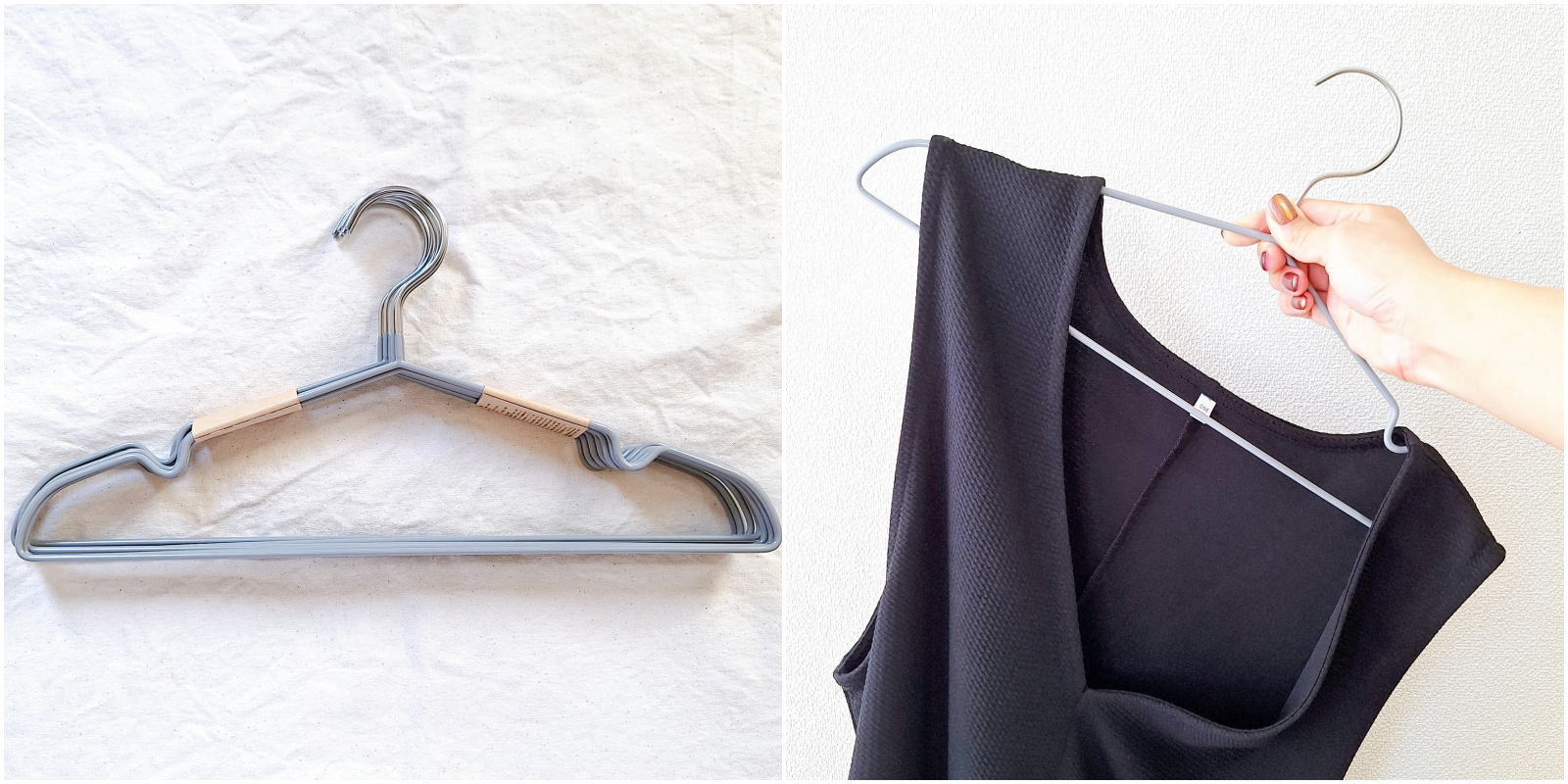 無印良品のおすすめ便利グッズ「すべりにくいハンガー」