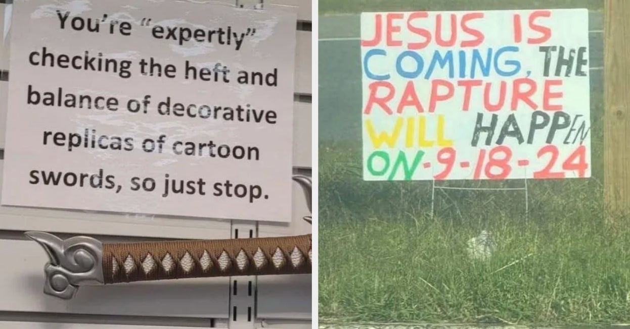 Funniest Signs On Reddit This Week