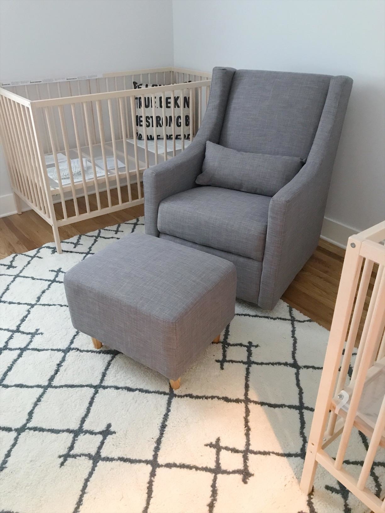 Compact nursery chair online