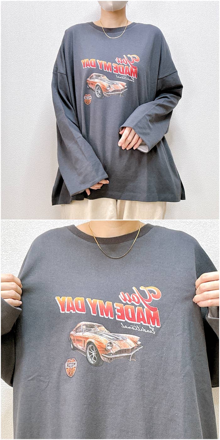 ニコアンド】「2色買いしました」「色違いも購入します」レビュー絶賛の『レトロ風トップス』ゆったりシルエットで、体型カバーもできちゃうよ！《購買レビュー》