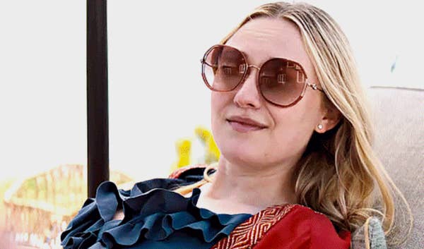 Dakota Fanning wears sunglasses as Abby in Netflix&#x27;s &quot;The Perfect Couple&quot;
