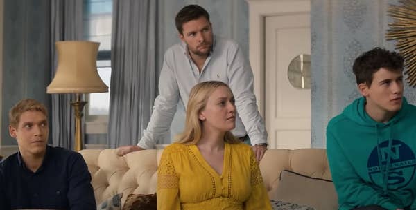 The Winbury brothers and Abby in Netflix&#x27;s &quot;The Perfect Couple&quot;