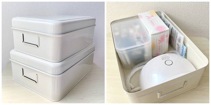 IKEA(イケア)のオススメの収納グッズ「PLOGFÅRA プローグフォーラ 収納ボックス ふた付き 2点セット」