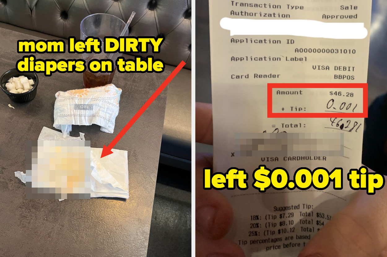 21 Awful, Cheap, And Entitled Customers Who Should Be Banned From All Restaurants IMMEDIATELY