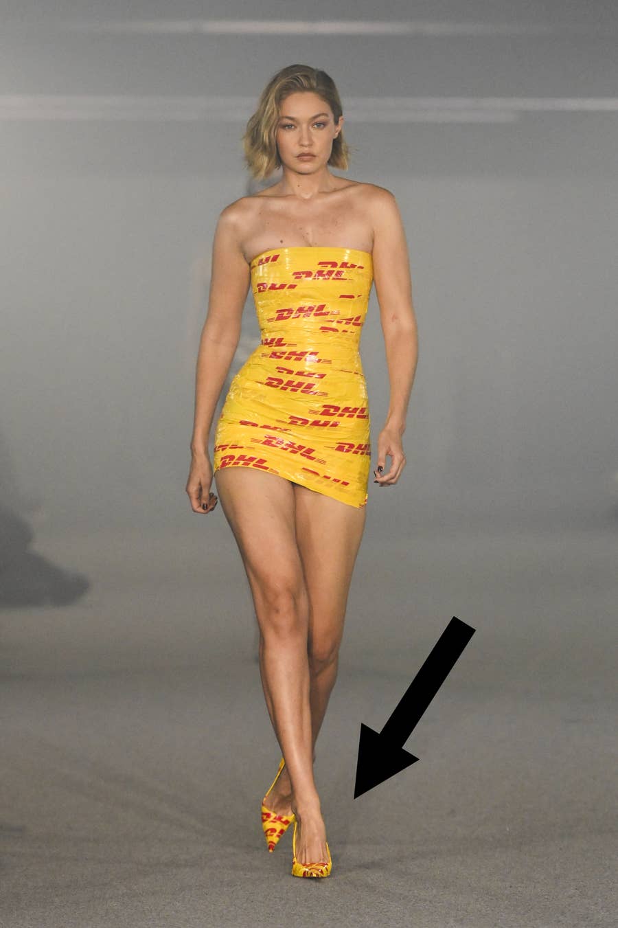 Gigi Hadid Tape Dress Goes Viral