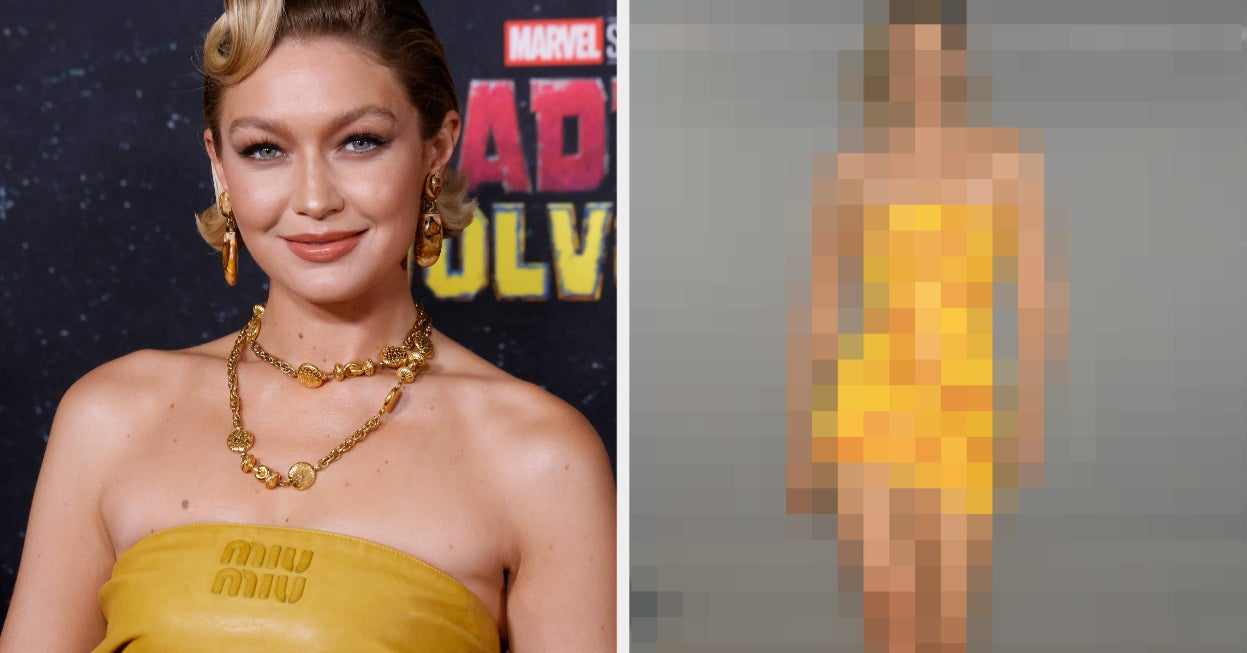Gigi Hadid Tape Dress Goes Viral