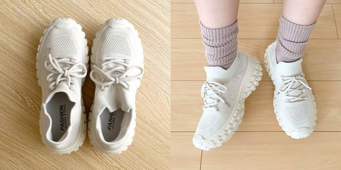 lawgy(ラウジー)のおすすめファッションアイテム「ディファレントマテリアルプラットフォームシューズ」