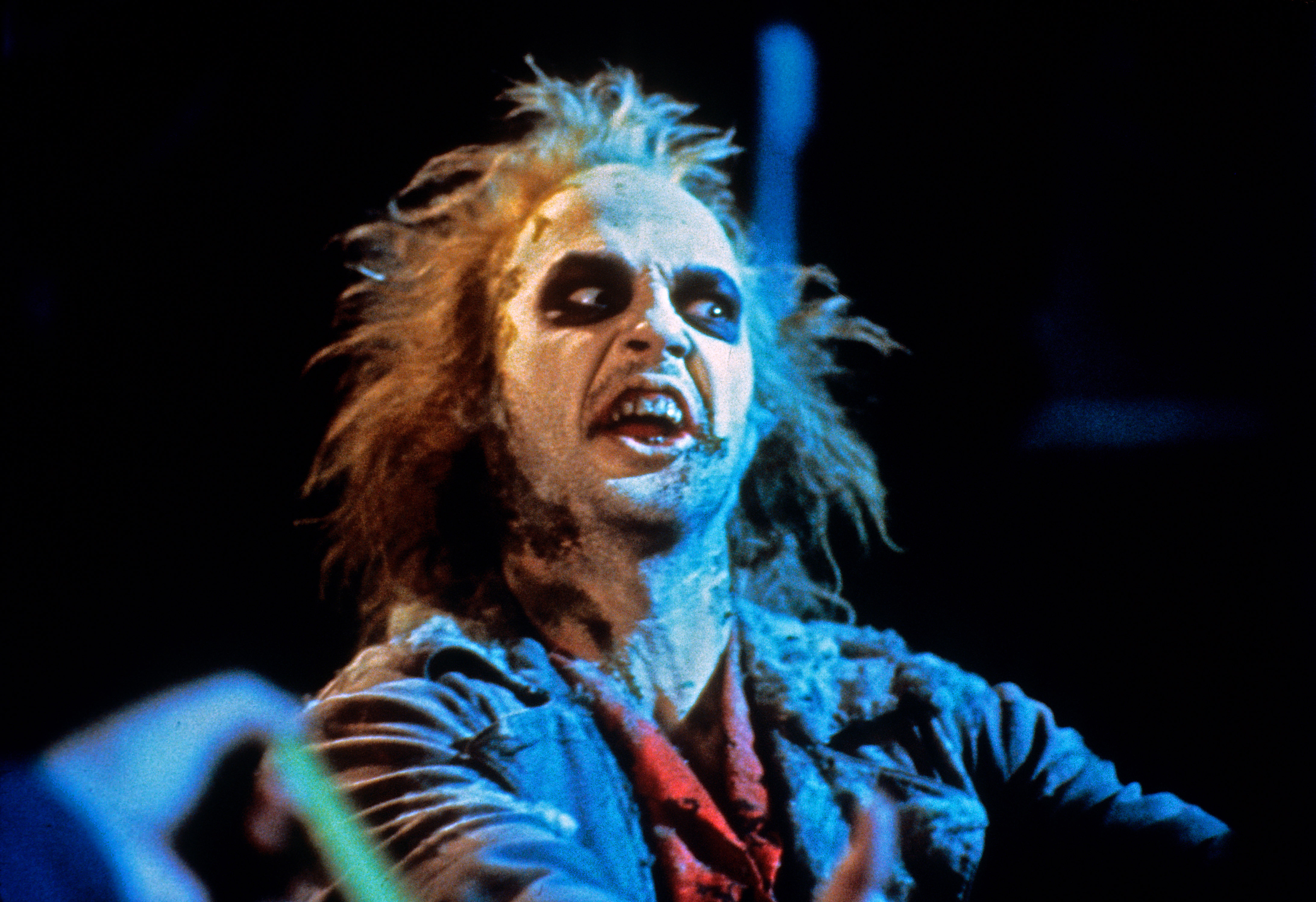 Michael Keaton as Beetlejuice in the original 1988 movie