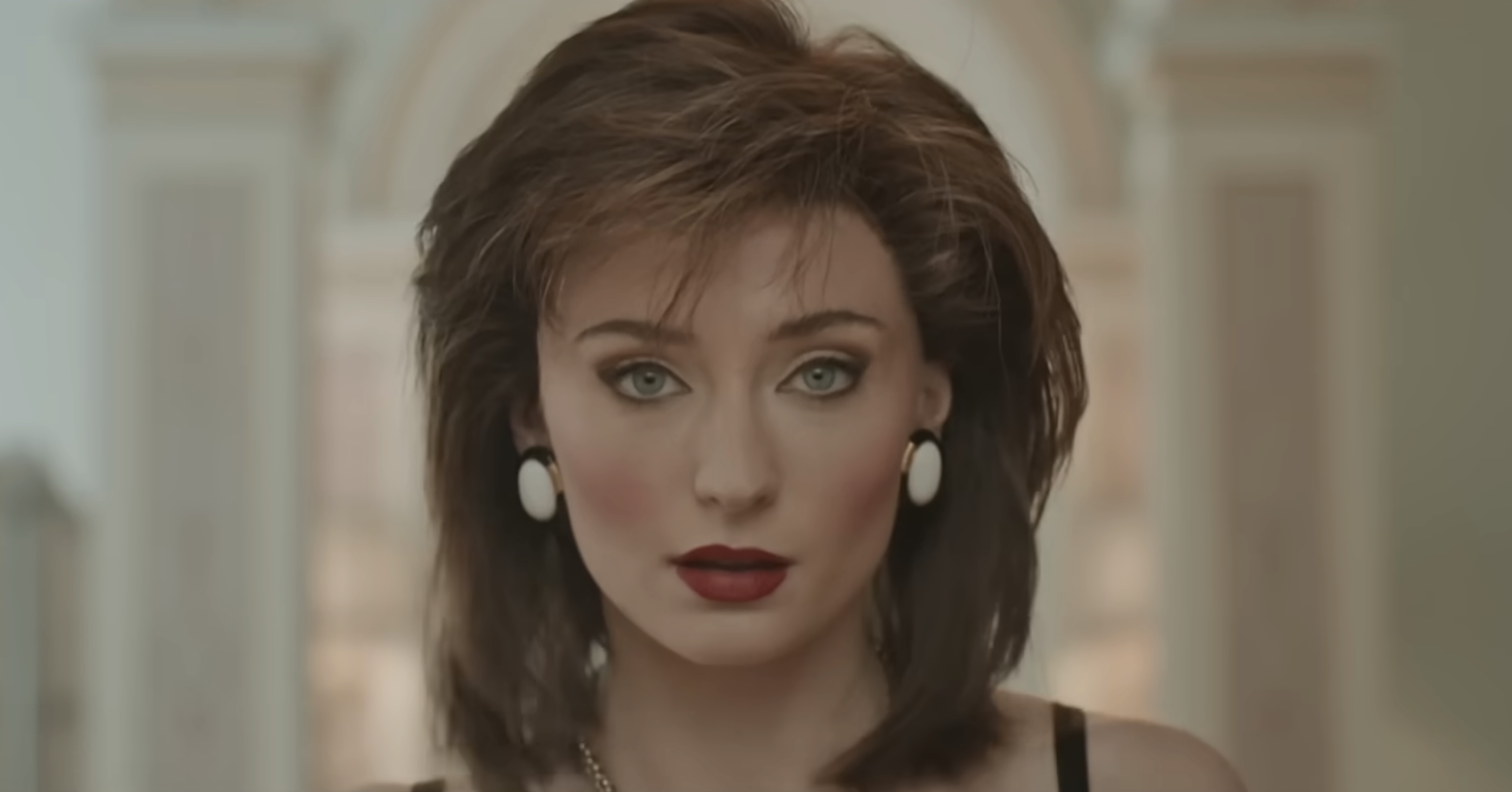 Screenshot of a YouTube page showing the official trailer for "Joan" by ITV. The main character, played by Sophie Turner, is in the central video frame