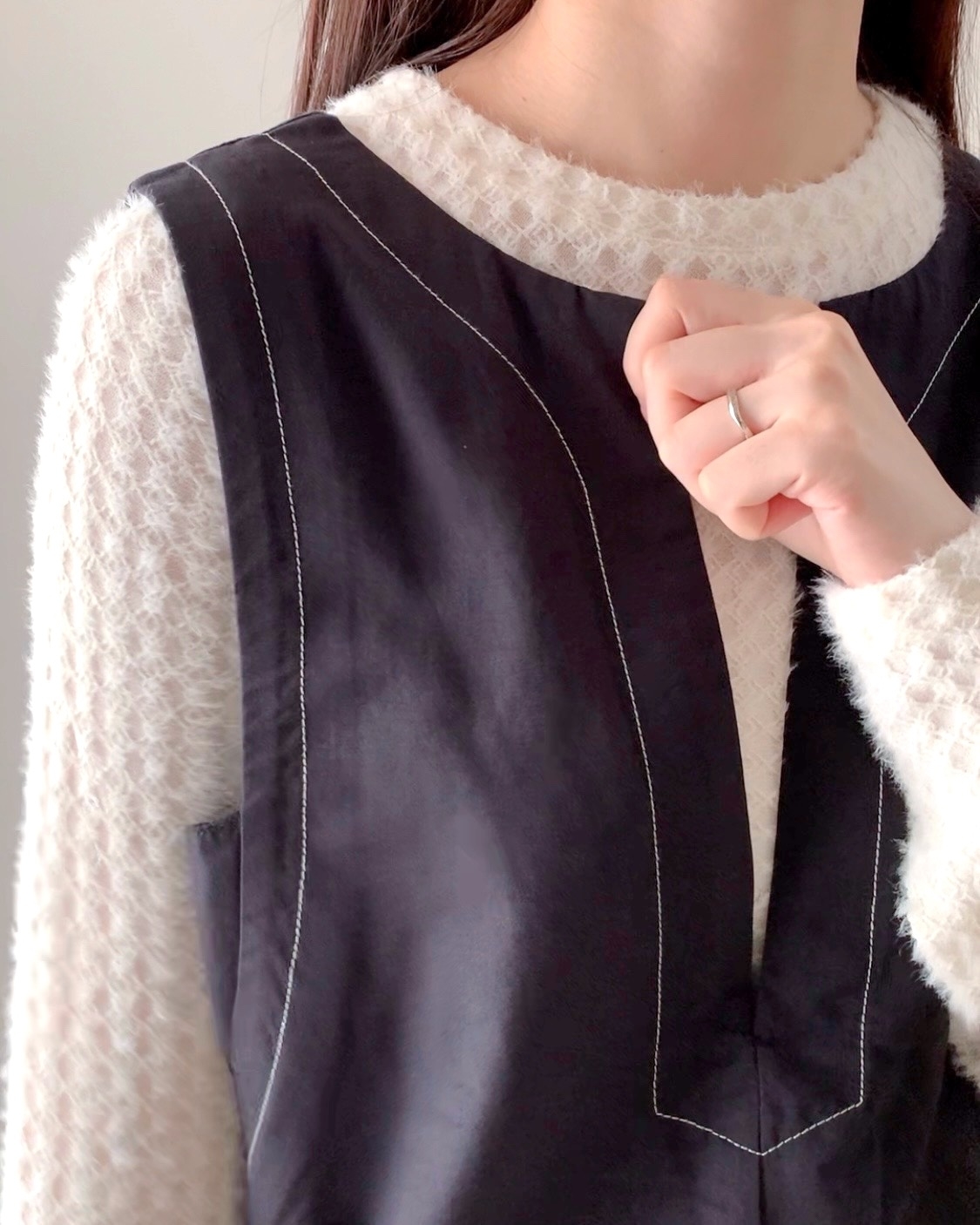 ストーン付きスタンダード向きワンピース❤️後ろファスナーで練習も楽々 ストーン付きスタンダード向きワンピース❤️後ろファスナーで練習も