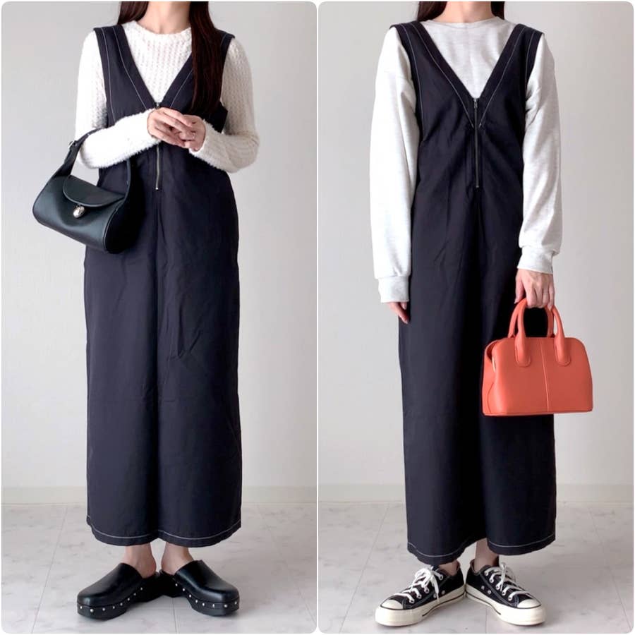 しまむらの「2420円ワンピース」すぽっと着るだけでカワイイ！顔まわり