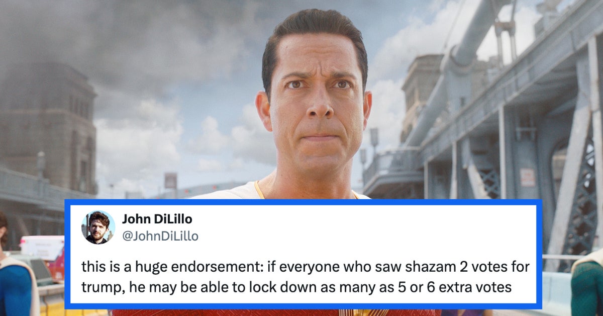 16 Funny Reactions To Zachary Levi Endorsing Trump