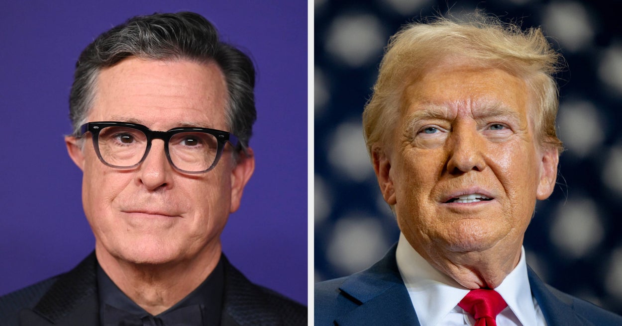 Stephen Colbert Jabs Trump Over "Weird" Economy Brag