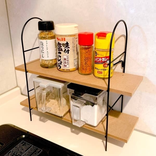 ダイソーのおすすめ雑貨「折りたたみキッチンラック」