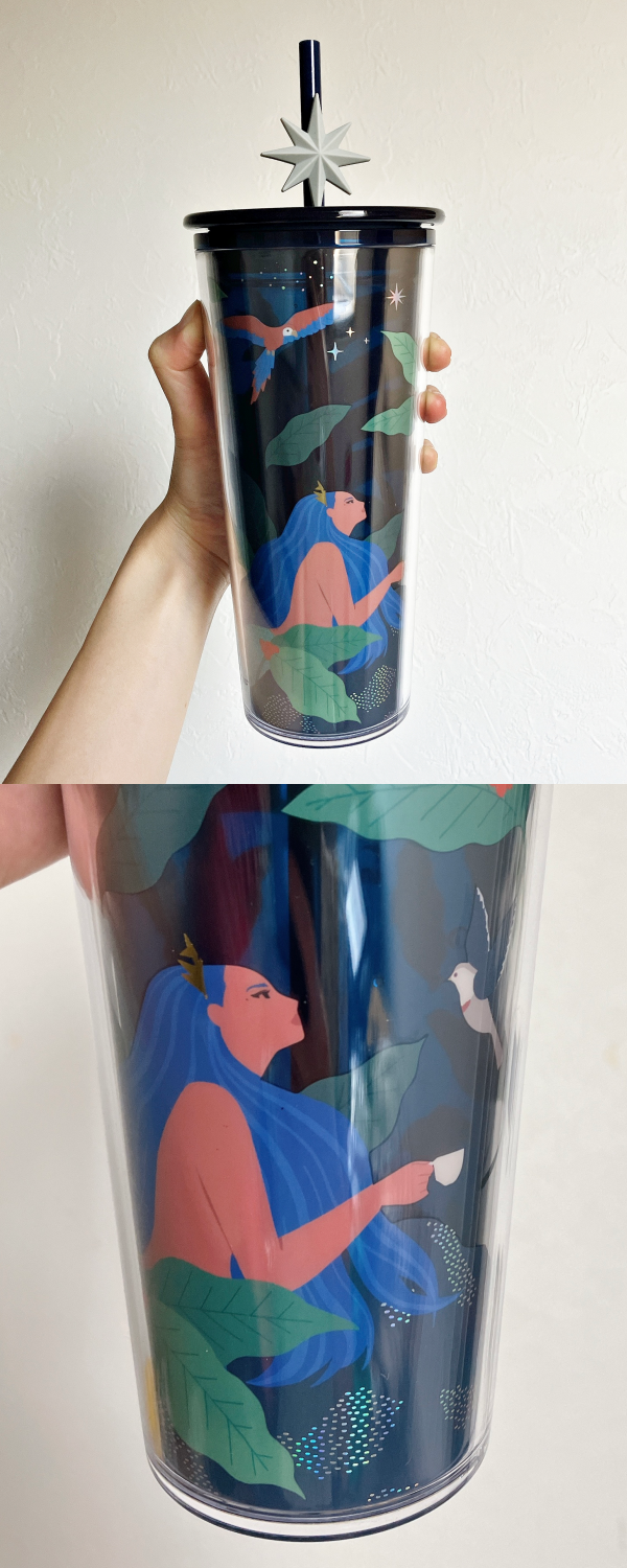 Starbucks Coffee(スターバックスコーヒー)のおすすめタンブラー「アニバーサリー2024コールドカップタンブラーネイビー473ml」