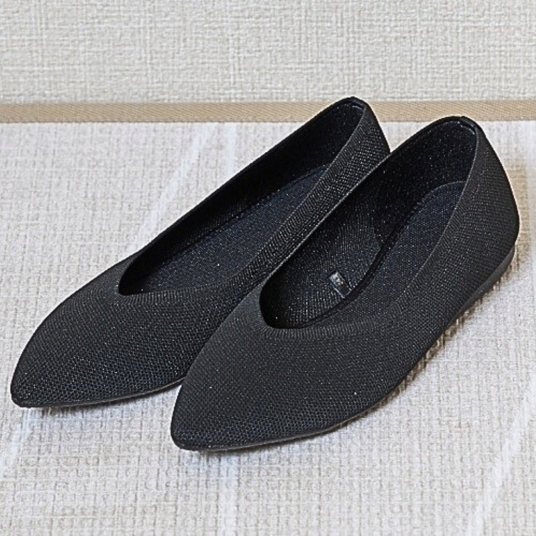 GU（ジーユー）のおすすめシューズ「ウォッシャブルニットフラットシューズ」