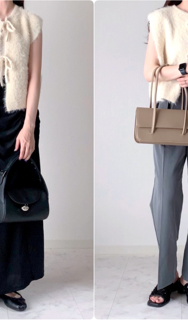 しまむらのおすすめアイテム「TT＊HKシャギーリボンV」