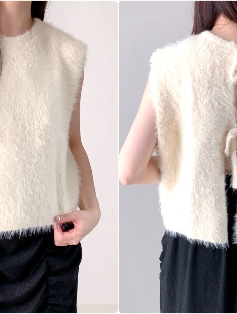 しまむらのおすすめアイテム「TT＊HKシャギーリボンV」