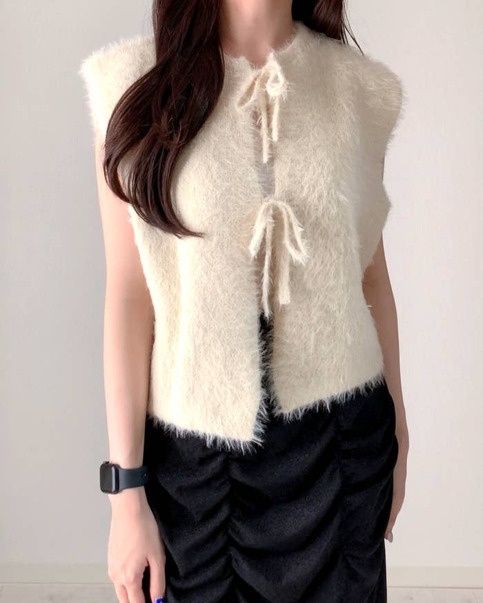 しまむらのおすすめアイテム「TT＊HKシャギーリボンV」