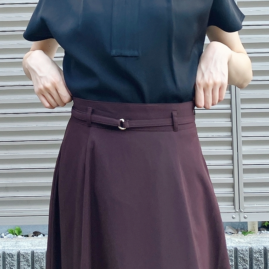 Honeys（ハニーズ）のおすすめスカート「ベルト付フレアスカート」