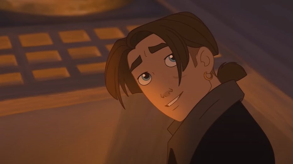 Jim Hawkins looking upward.