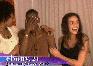 Ebony from America's Next Top Model crying past her temper changing