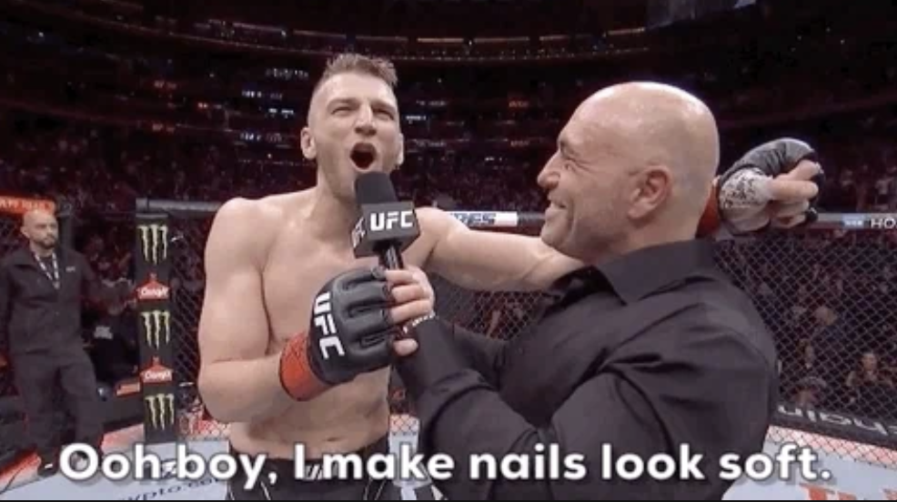 Dan Hooker post-fight interview in UFC Octagon with Joe Rogan