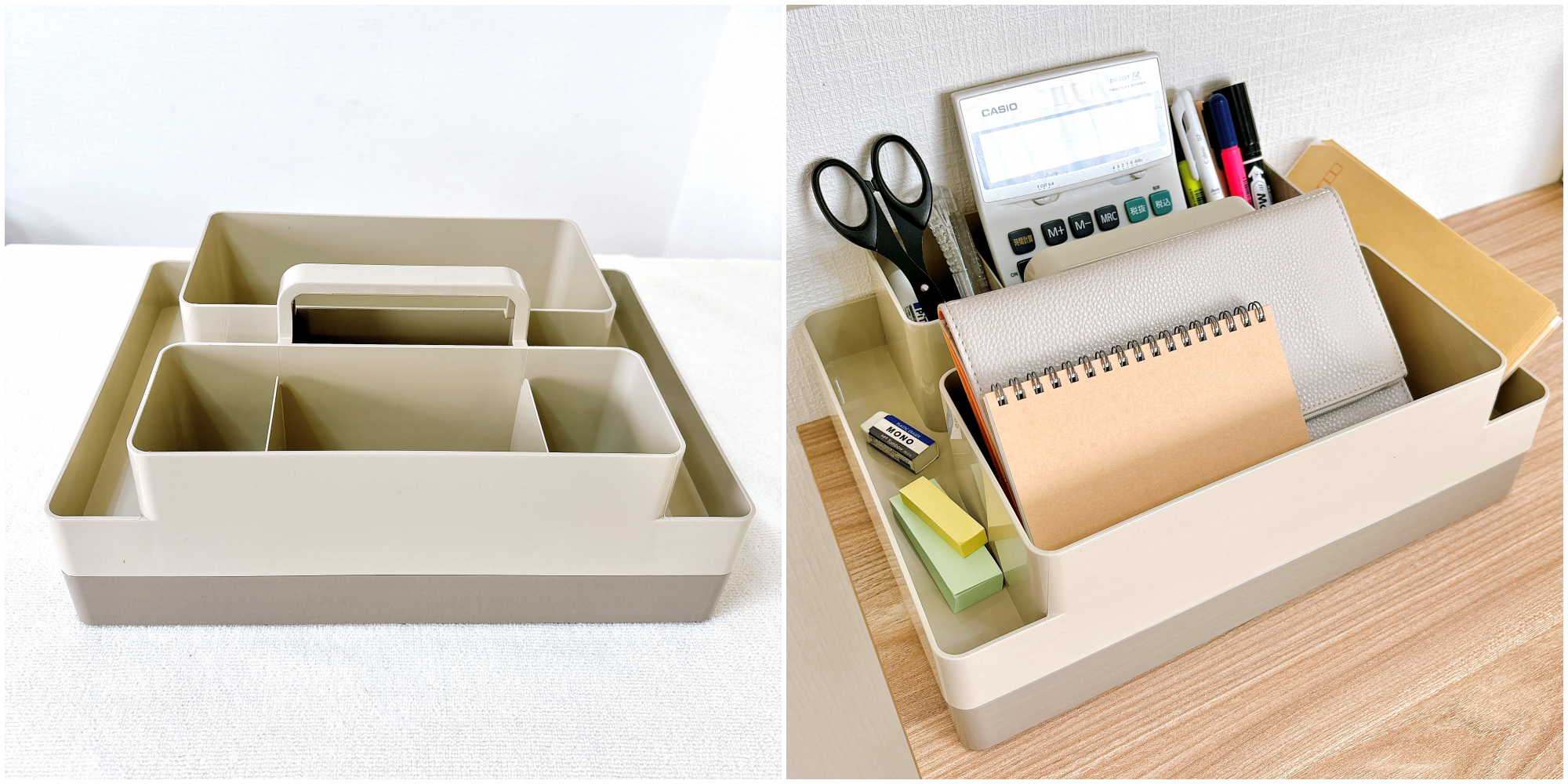 IKEA（イケア）のおすすめの収納アイテム「KUGGIS クッギス デスクオーガナイザー2点セット」