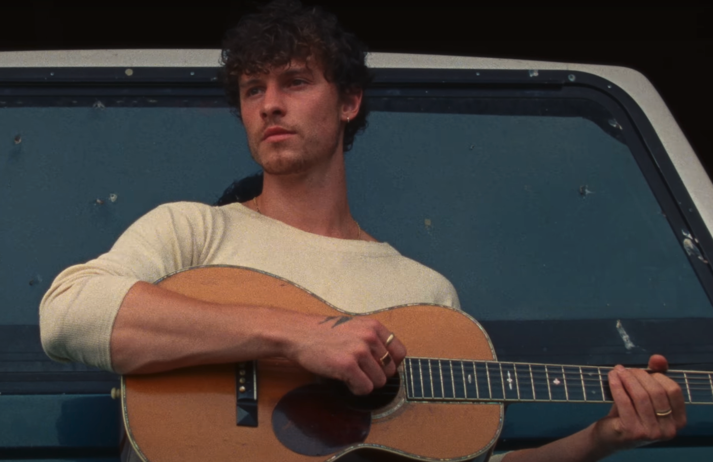 Shawn Mendes playing guitar