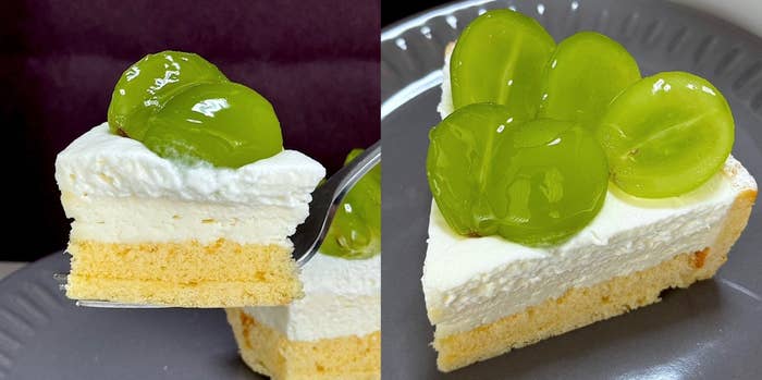 シャトレーゼのおすすめスイーツ「山梨県産シャインマスカットのレアチーズタルト」