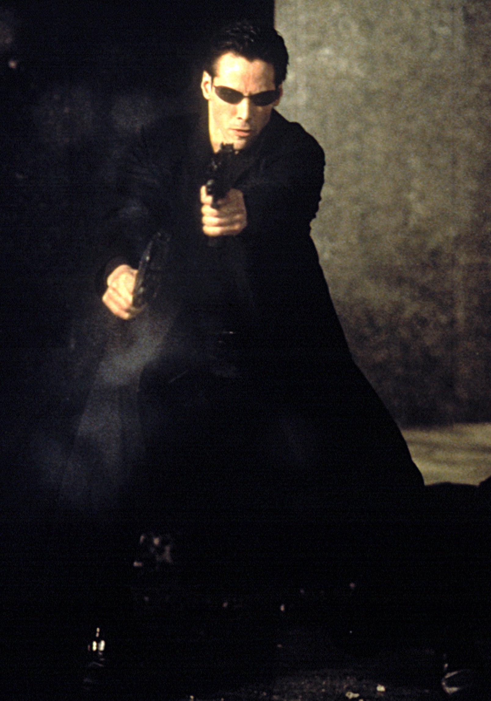 Keanu Reeves as Neo in "The Matrix"