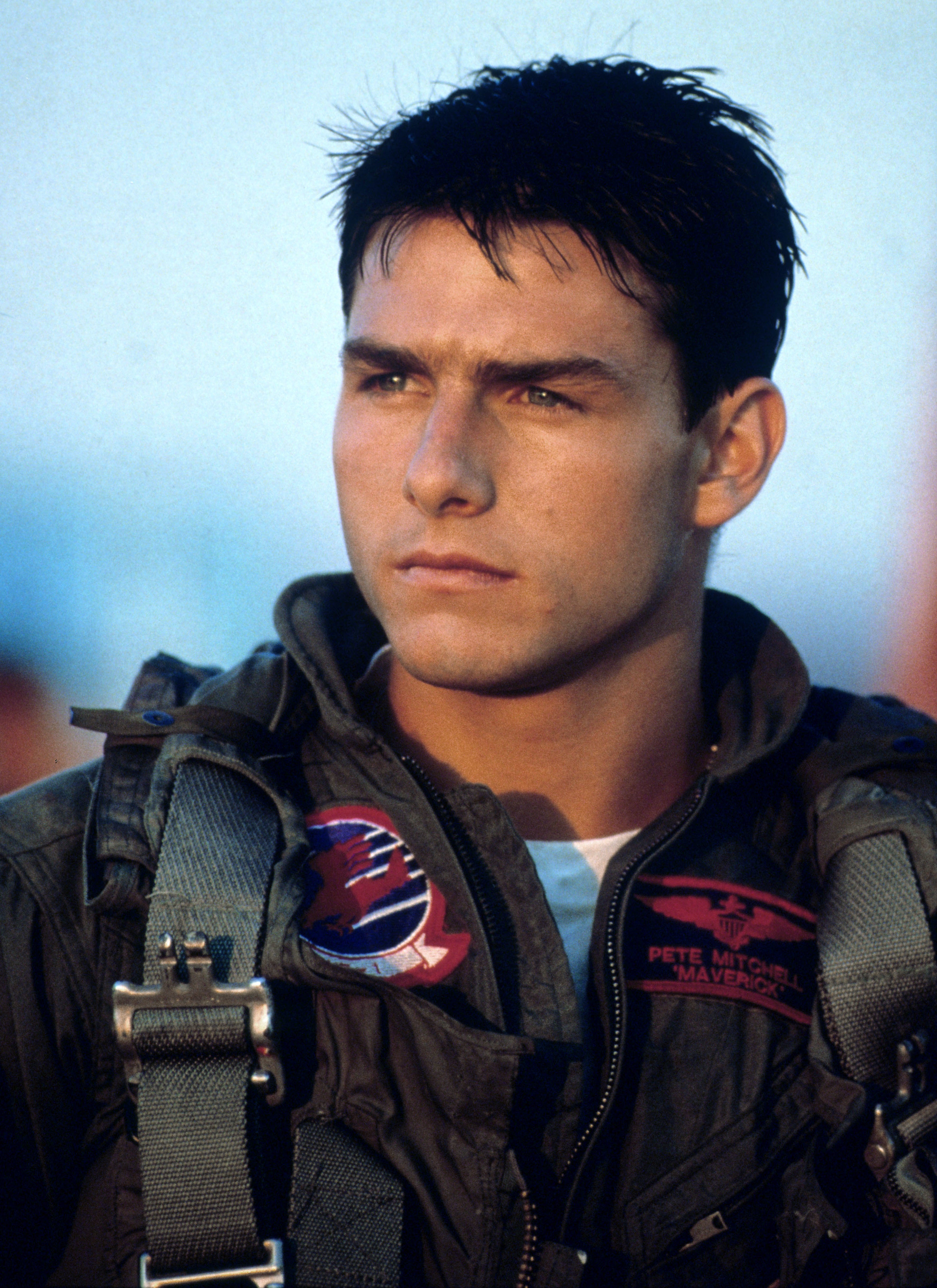 Tom Cruise as Maverick in "Top Gun"