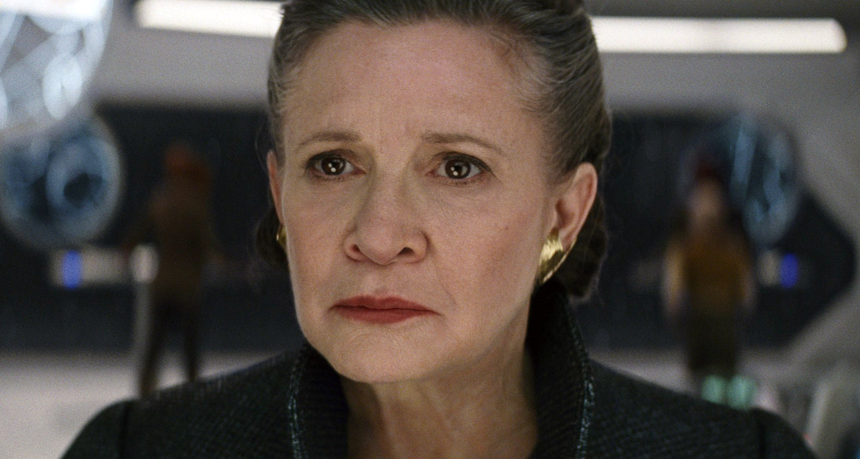 Carrie Fisher as Princess Leia in "Star Wars: Episode VIII - The Last Jedi"