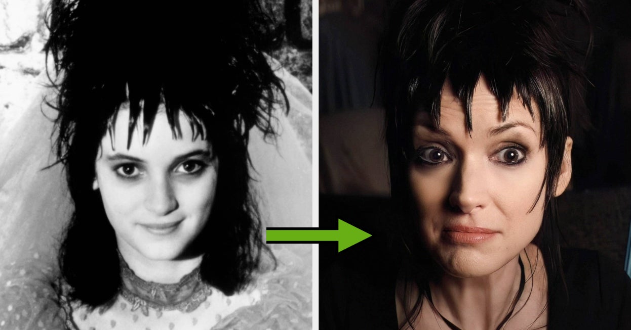 Here's What The Cast Of "Beetlejuice" Looked Like In The Original Vs. The New Film