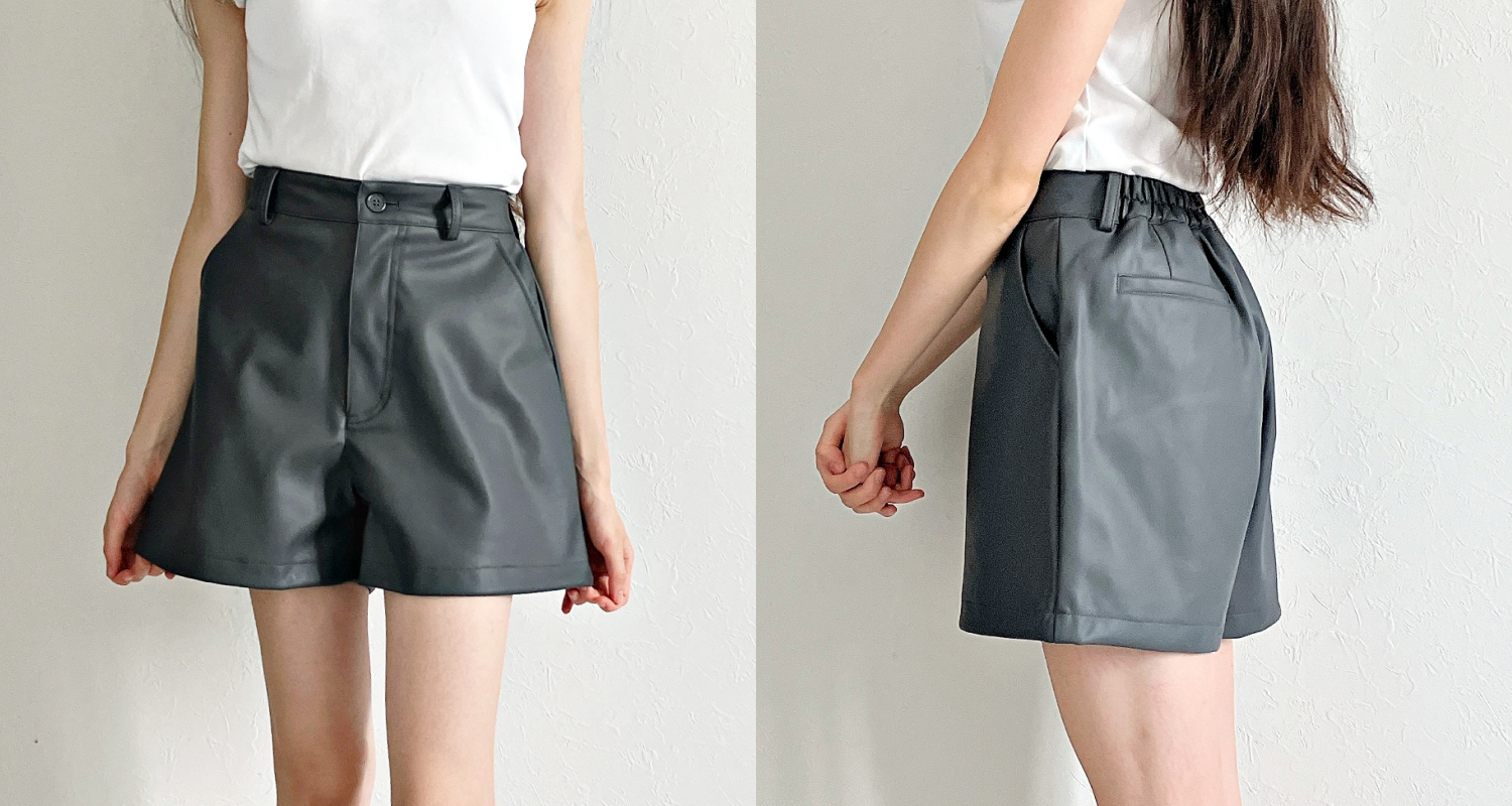 Honeys（ハニーズ）のおすすめボトムス「合皮ショートパンツ」