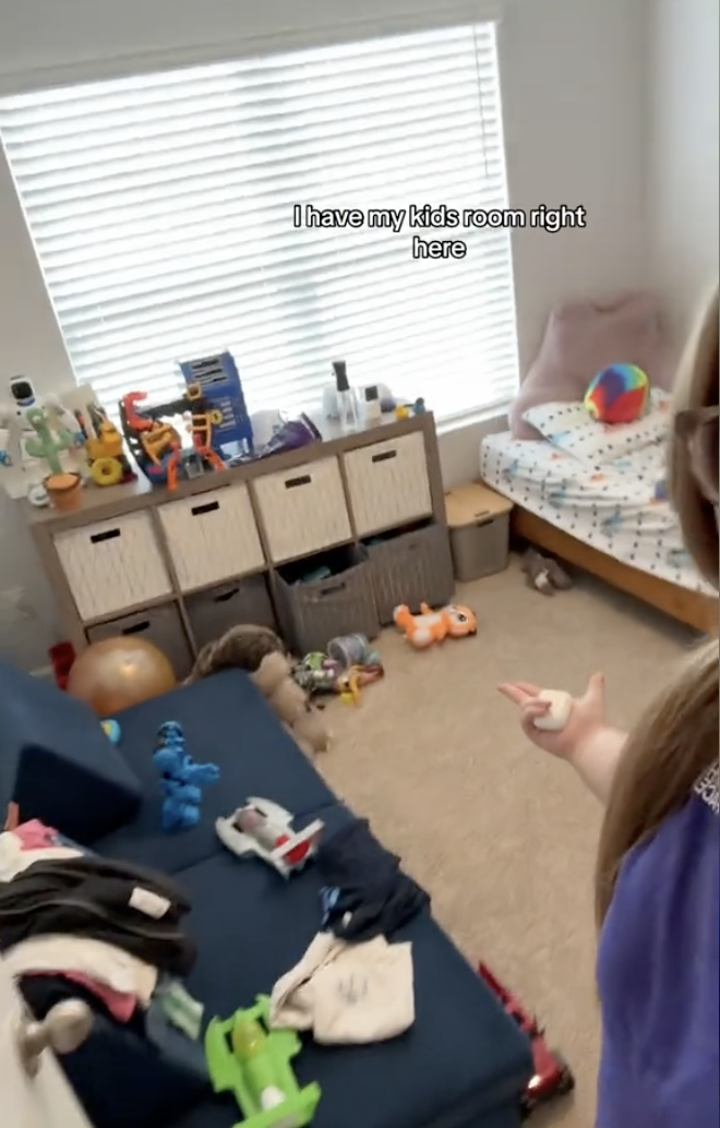 Cindell shows her kid's room
