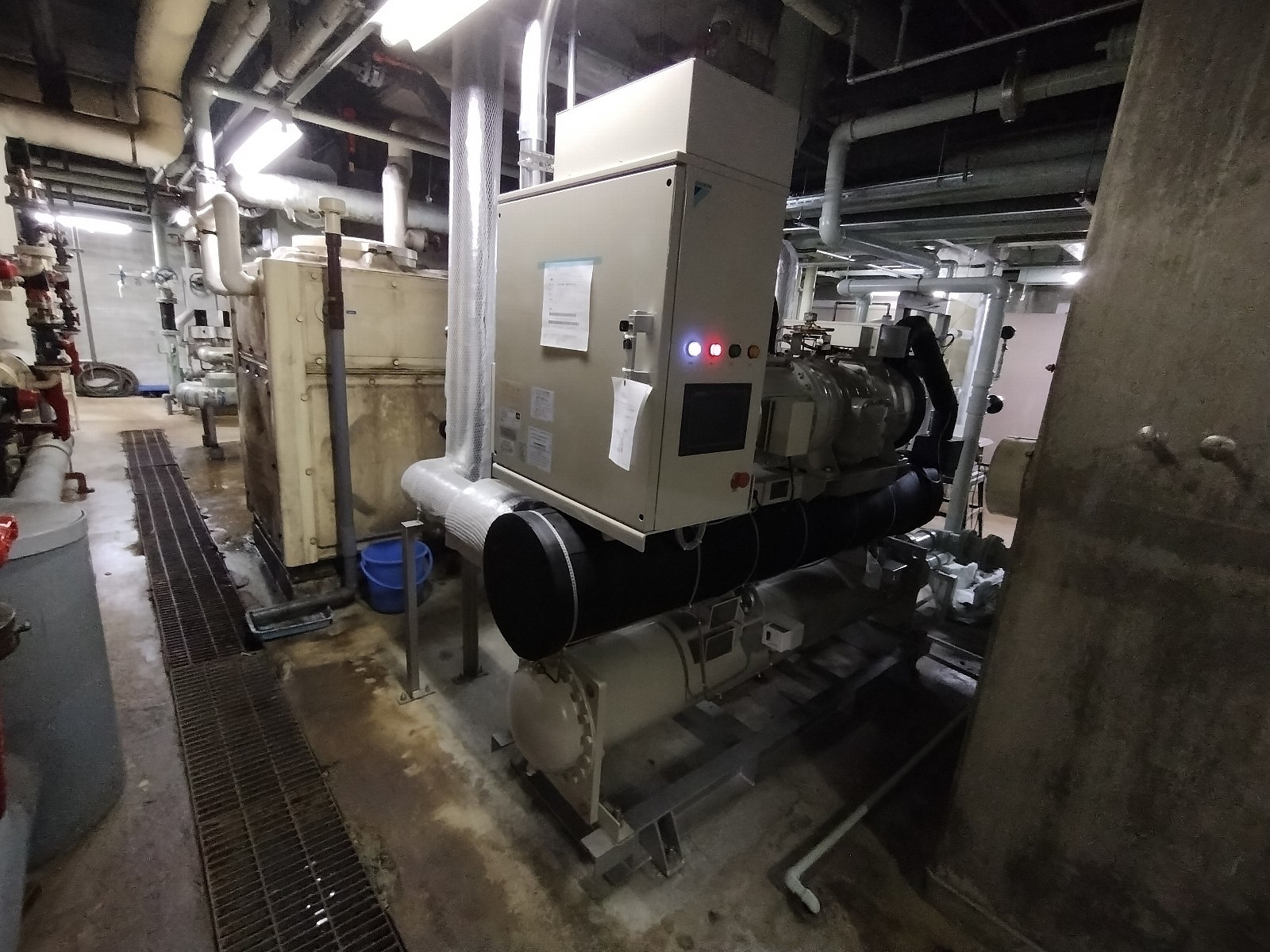 交換した新しいブラインチラー(写真提供:魚津水族館)