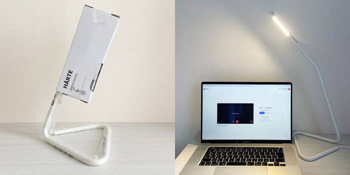 IKEAの人気商品「HÅRTE ホールテLEDワークランプ」がシンプルコンパクトでミニマムなデザインのおしゃれインテリア雑貨
