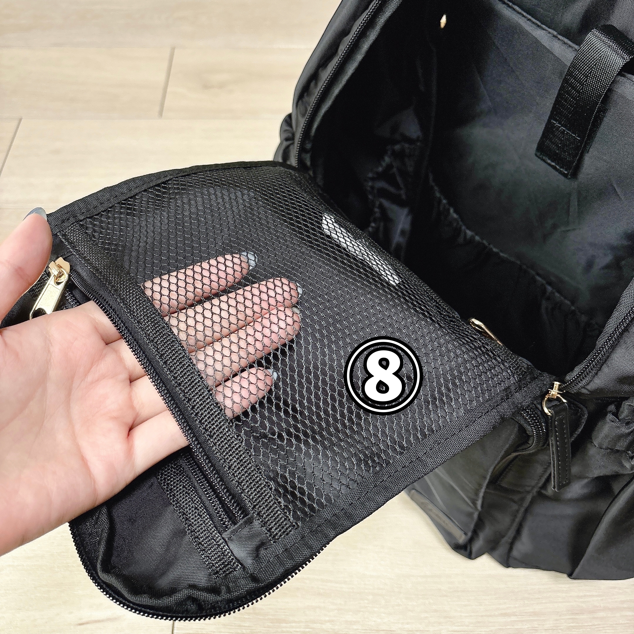 ハニーズのおすすめファッショングッズ「機能性多ポケットリュック」