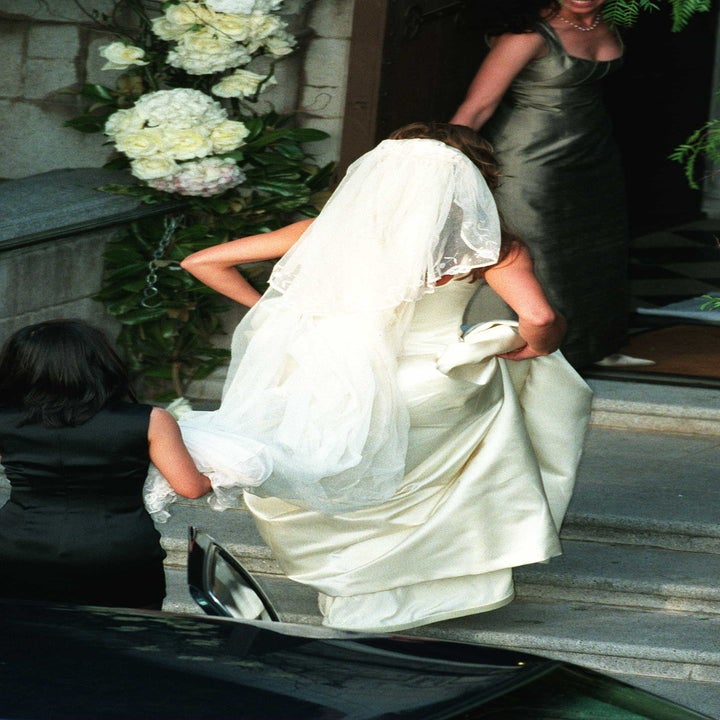 19 Times Celebrities Rewore Their Wedding Looks