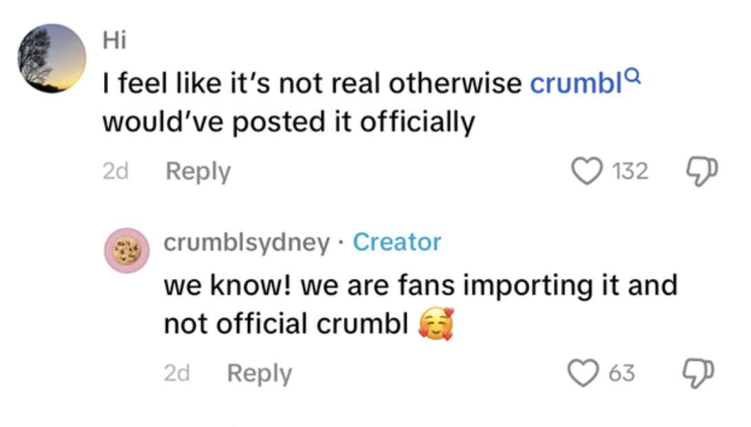 Viral Crumbl Cookie Drama: $17 Cookies Fly from US to Sydney