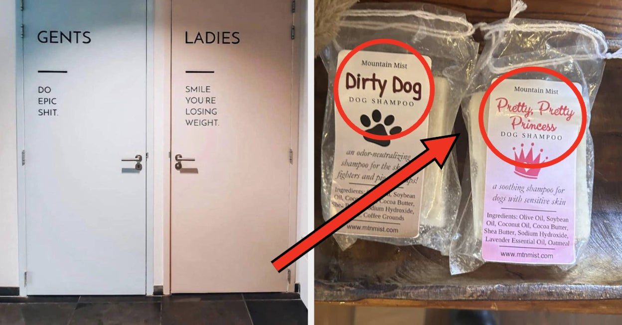 19 Unnecessarily Gendered Items