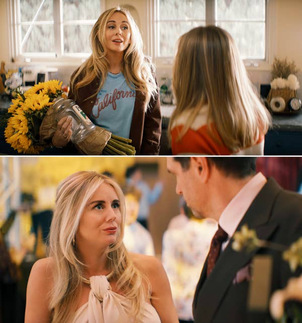 Two scenes featuring Justine Lupe as Morgan