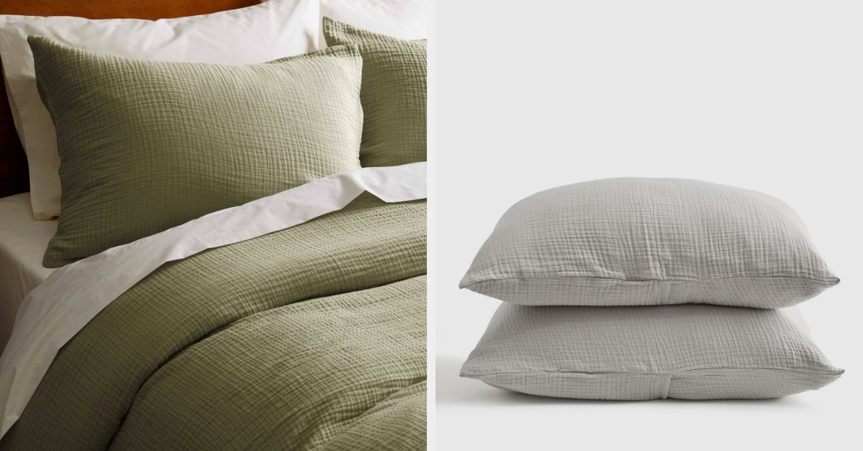 Gauze Pillowcases That Are Like "Sleeping On A Cloud"