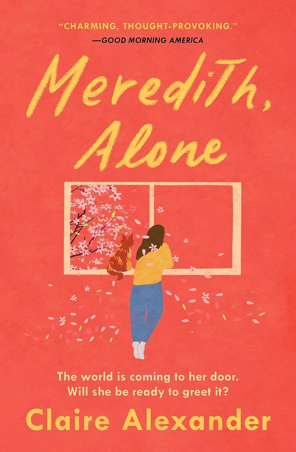 Book cover for &quot;Meredith, Alone&quot; by Claire Alexander