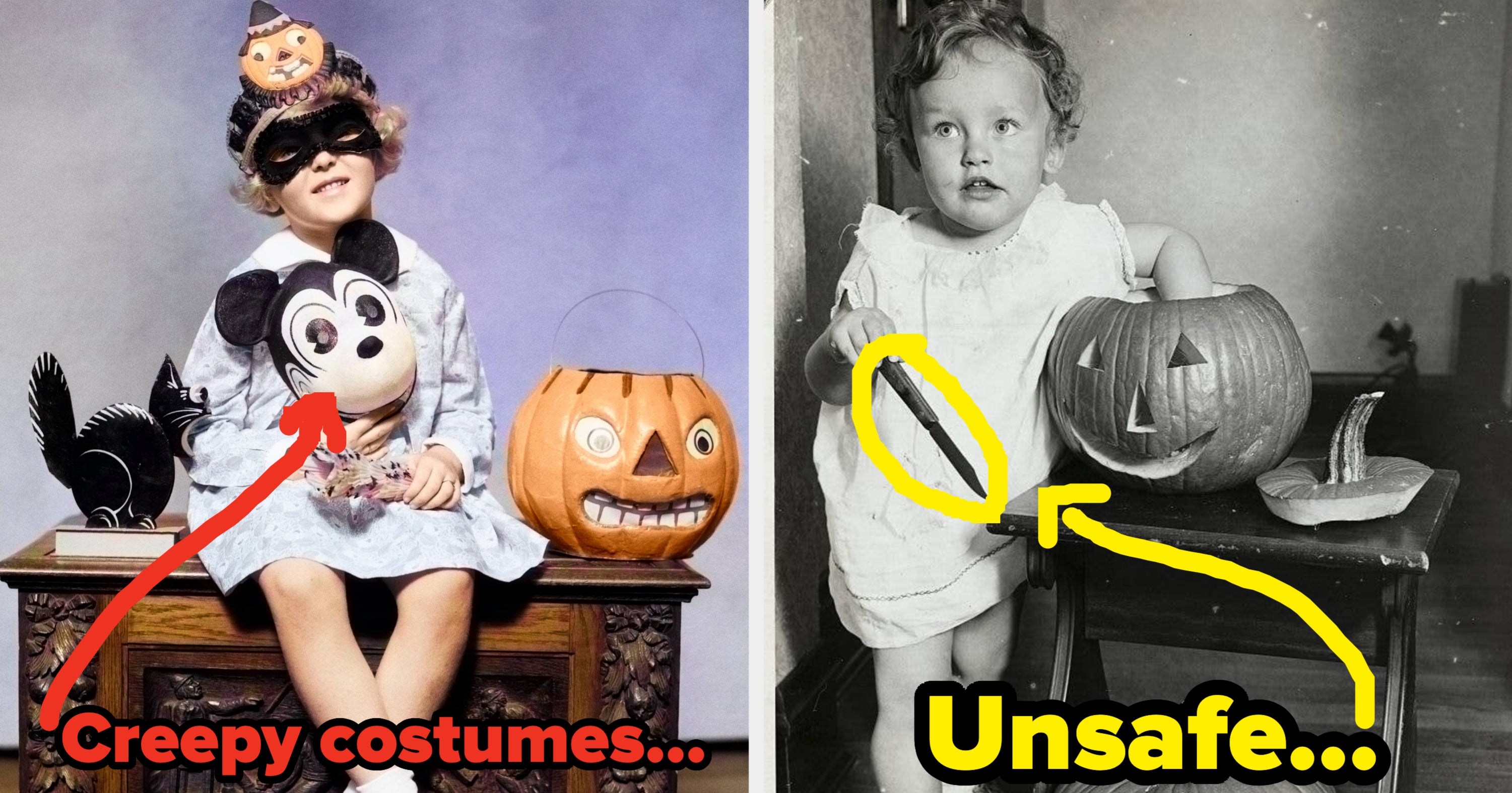 Halloween 1920s Vs. 2020s