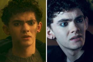 Joe Locke as Billy Maximoff in two scenes from 