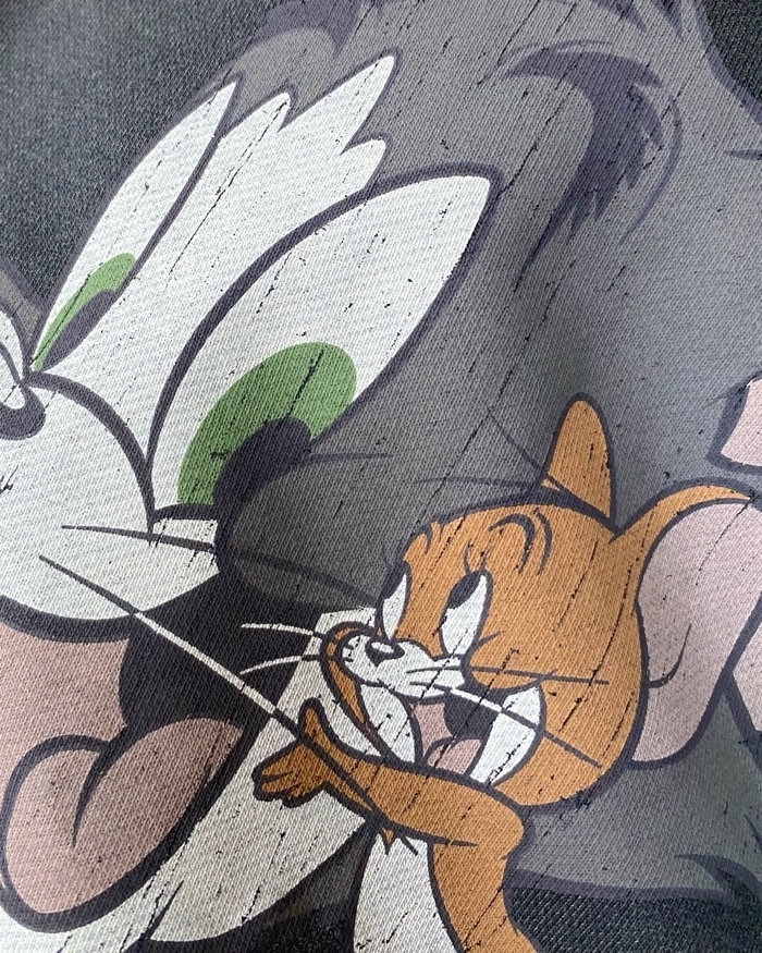 GU公式 | スウェットポロ TOM and JERRY