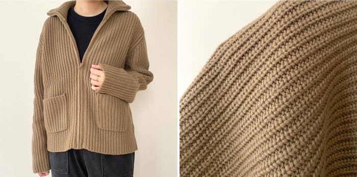 ユニクロU】サッと羽織るだけでオシャレな「楽ちんニット」1枚あると 