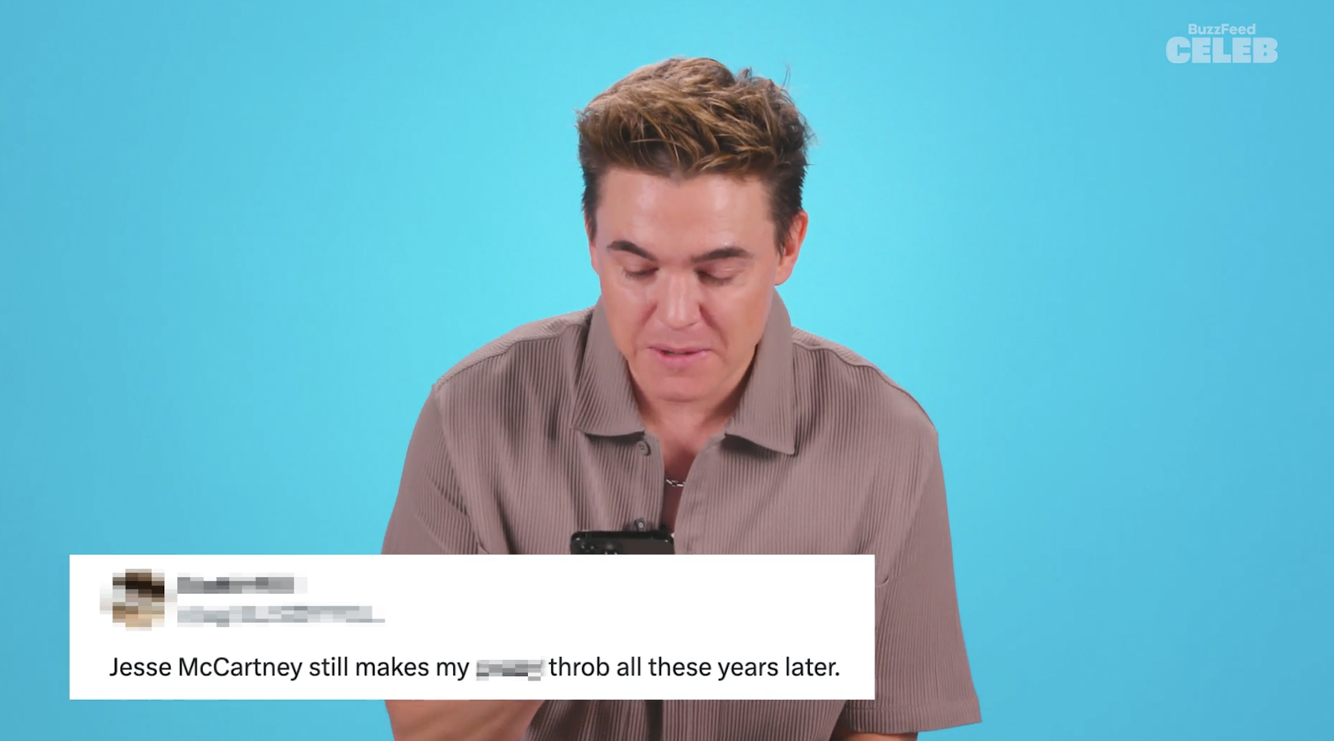 Jesse McCartney Reads Thirst Tweets